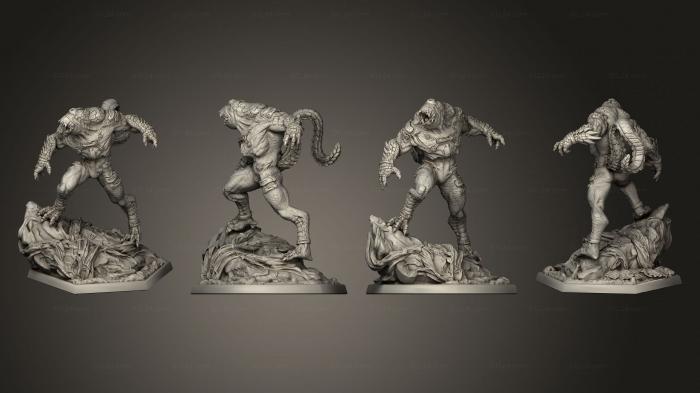 Figurines heroes, monsters and demons (Gorisaur, STKM_5711) 3D models for cnc