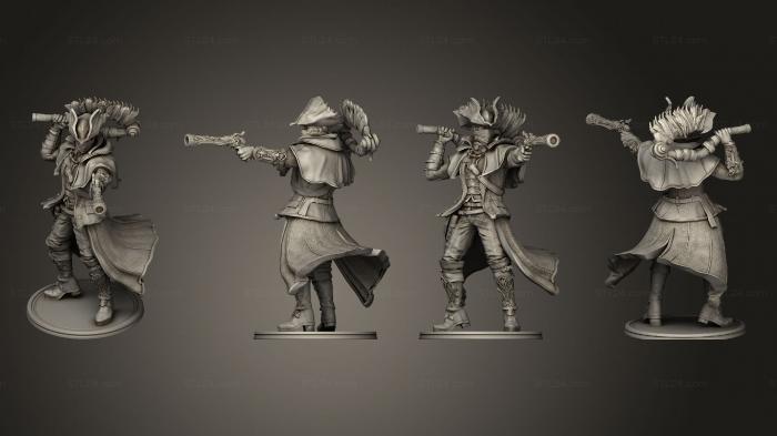 Figurines heroes, monsters and demons (Gothic Hunter Single, STKM_5717) 3D models for cnc