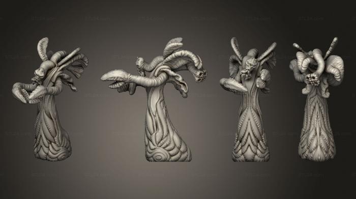 Figurines heroes, monsters and demons (Great Race Of Yith Attacking, STKM_5732) 3D models for cnc