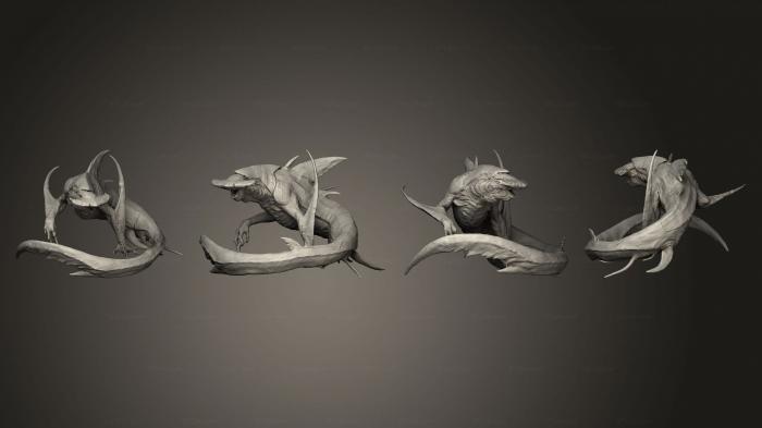Figurines heroes, monsters and demons (Great Tide Landcrawler Idle, STKM_5736) 3D models for cnc
