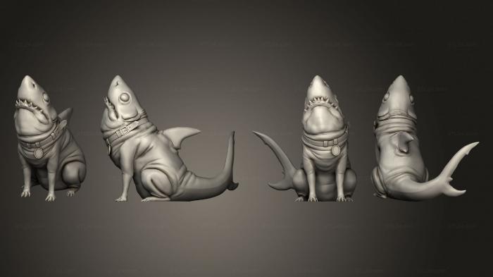 Figurines heroes, monsters and demons (Great Tide Max, STKM_5738) 3D models for cnc
