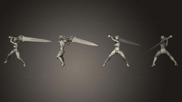 Figurines heroes, monsters and demons (Greatsword, STKM_5744) 3D models for cnc
