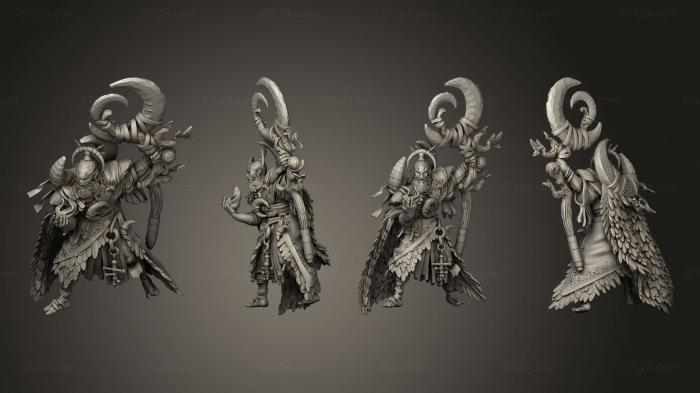 Figurines heroes, monsters and demons (Grovebred Druid Pose 03 body, STKM_5772) 3D models for cnc