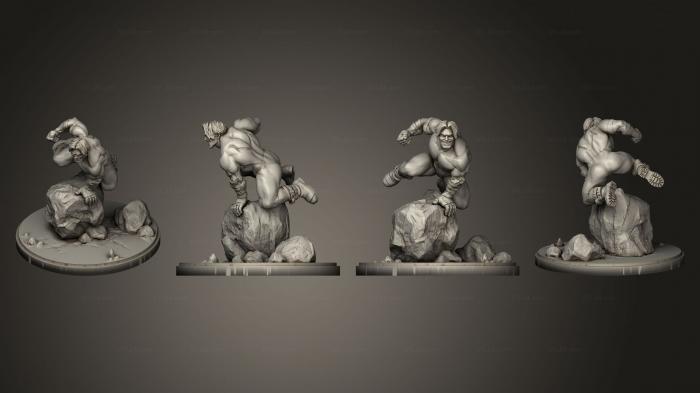Figurines heroes, monsters and demons (Grunge, STKM_5777) 3D models for cnc