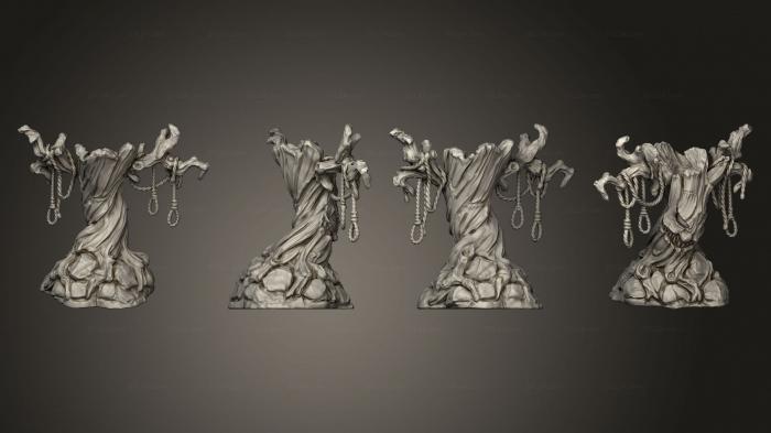 Статуэтки герои, монстры и демоны (Дерево - Палач, STKM_5833) 3D модель для ЧПУ станка