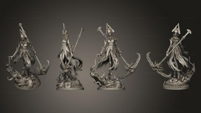 Figurines heroes, monsters and demons (Harvester, STKM_5859) 3D models for cnc