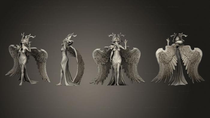 Figurines heroes, monsters and demons (Heartless Angel 2 Variations, STKM_5880) 3D models for cnc