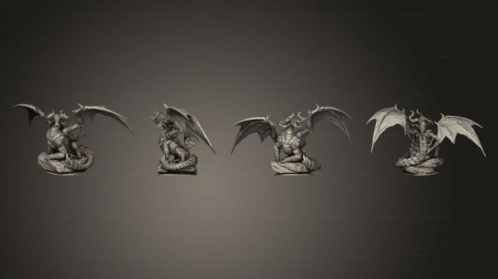 Figurines heroes, monsters and demons (Heaven and Hell Cloud Dragon Elder Complete, STKM_5884) 3D models for cnc