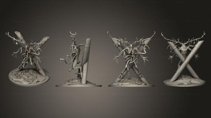 Статуэтки герои, монстры и демоны (Герольд Маунтен 3, STKM_5948) 3D модель для ЧПУ станка