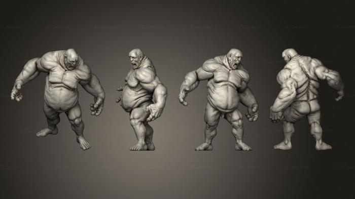 Figurines heroes, monsters and demons (Hillgiant 2, STKM_5982) 3D models for cnc
