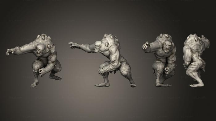 Figurines heroes, monsters and demons (Hive Controled Zombie Reaching, STKM_5987) 3D models for cnc
