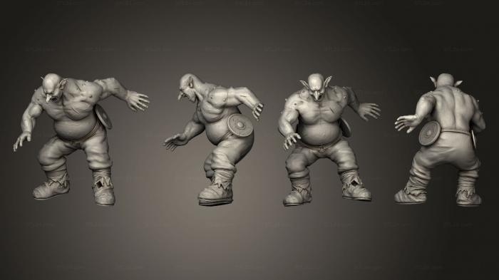Figurines heroes, monsters and demons (Hob Goblin, STKM_5991) 3D models for cnc