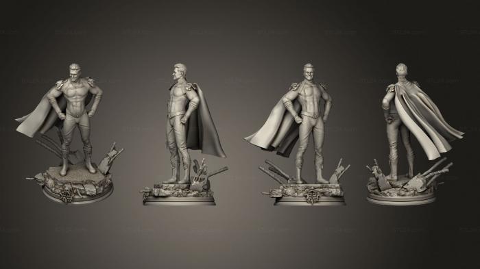 Figurines heroes, monsters and demons (Homelander 2, STKM_6002) 3D models for cnc