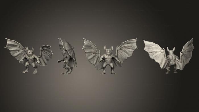 Статуэтки герои, монстры и демоны (Гомункулус, STKM_6005) 3D модель для ЧПУ станка