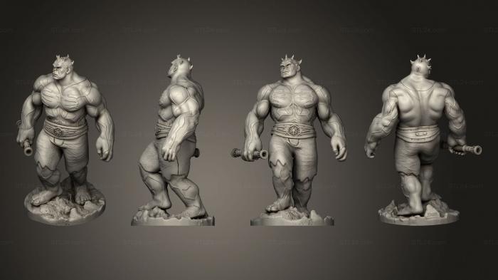 Figurines heroes, monsters and demons (Hulk Maul, STKM_6080) 3D models for cnc