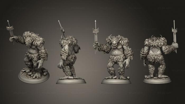 Figurines heroes, monsters and demons (Hyol Drolld, STKM_6099) 3D models for cnc