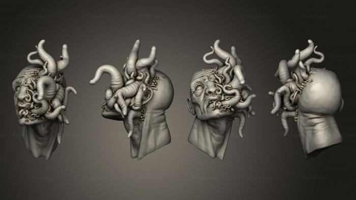 Статуэтки герои, монстры и демоны (Идеи, STKM_6110) 3D модель для ЧПУ станка
