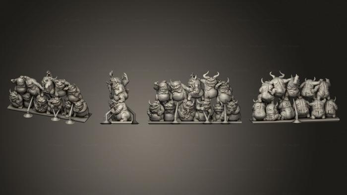Figurines heroes, monsters and demons (imp 1, STKM_6114) 3D models for cnc