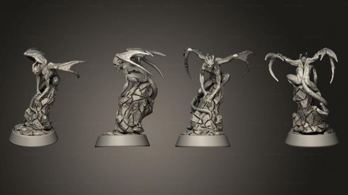 Figurines heroes, monsters and demons (Imp, STKM_6119) 3D models for cnc