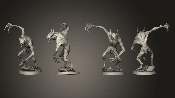 Figurines heroes, monsters and demons (Imperfect Vampire Attack s, STKM_6121) 3D models for cnc