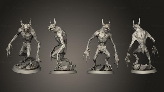 Figurines heroes, monsters and demons (Imperfect Vampire Lookout s, STKM_6123) 3D models for cnc