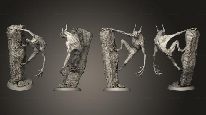 Figurines heroes, monsters and demons (Imperfect Vampire Pillar 2, STKM_6124) 3D models for cnc