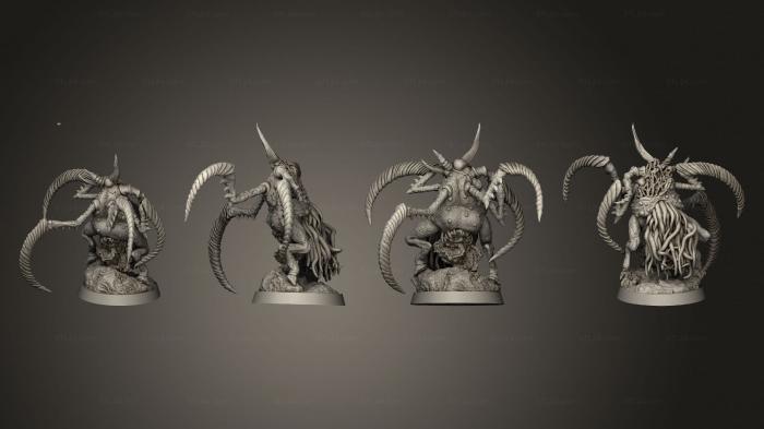 Статуэтки герои, монстры и демоны (ЗАРАЖЕННЫЙ ЭКСТРА 6, STKM_6131) 3D модель для ЧПУ станка