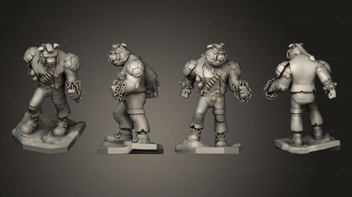 Figurines heroes, monsters and demons (Infinity Bebop, STKM_6137) 3D models for cnc