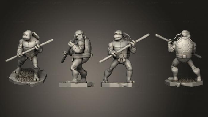 Figurines heroes, monsters and demons (Infinity donatelo, STKM_6140) 3D models for cnc