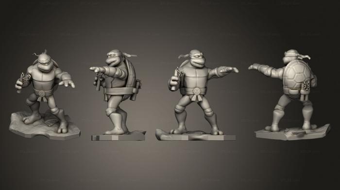 Figurines heroes, monsters and demons (Infinity michelangelo, STKM_6142) 3D models for cnc