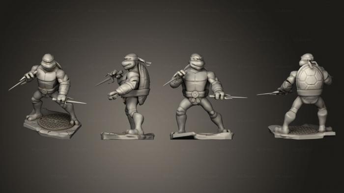 Figurines heroes, monsters and demons (Infinity raphael, STKM_6144) 3D models for cnc