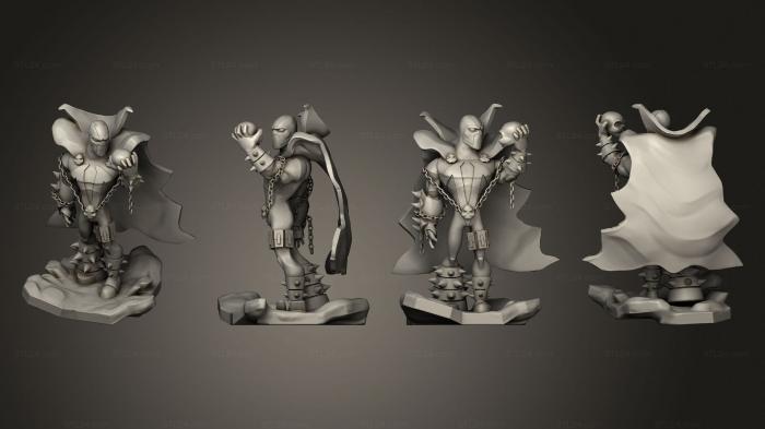 Figurines heroes, monsters and demons (Infinity Spawn, STKM_6147) 3D models for cnc