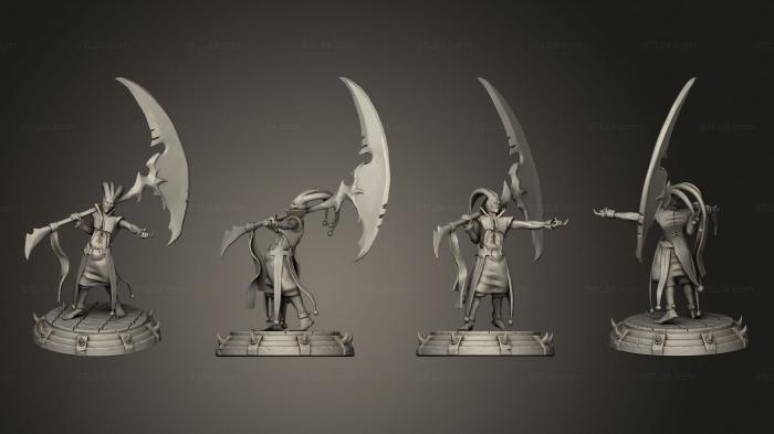 Figurines heroes, monsters and demons (Insanity Blite P 6 C, STKM_6155) 3D models for cnc