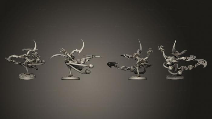 Статуэтки герои, монстры и демоны (Безумие Величайшего Дьявола 02, STKM_6157) 3D модель для ЧПУ станка