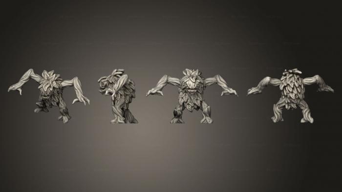 Figurines heroes, monsters and demons (Into the Woods Evilbush 1, STKM_6169) 3D models for cnc