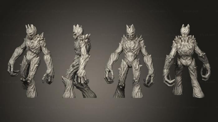 Figurines heroes, monsters and demons (Into the Woods Tree Blight 1, STKM_6173) 3D models for cnc