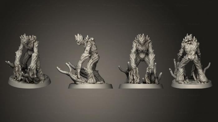Figurines heroes, monsters and demons (Into the Woods Tree Blight 2, STKM_6174) 3D models for cnc