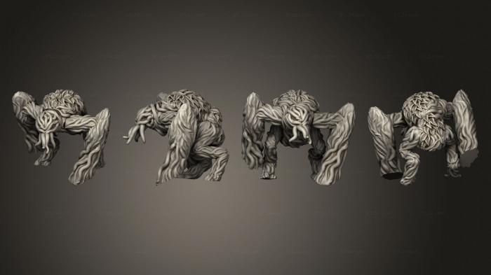 Статуэтки герои, монстры и демоны (В лес от Фитофтороза виноградных лоз 1, STKM_6178) 3D модель для ЧПУ станка