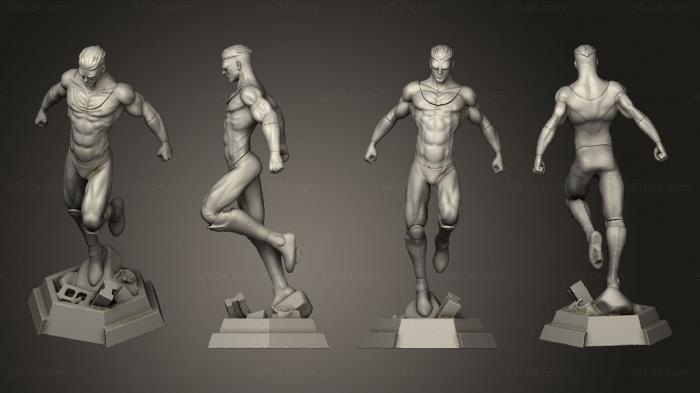 Figurines heroes, monsters and demons (INVINCIBLE STATUE, STKM_6186) 3D models for cnc