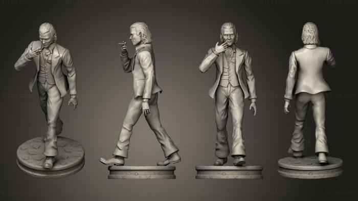 Статуэтки герои, монстры и демоны (Joker nuevo, STKM_6250) 3D модель для ЧПУ станка