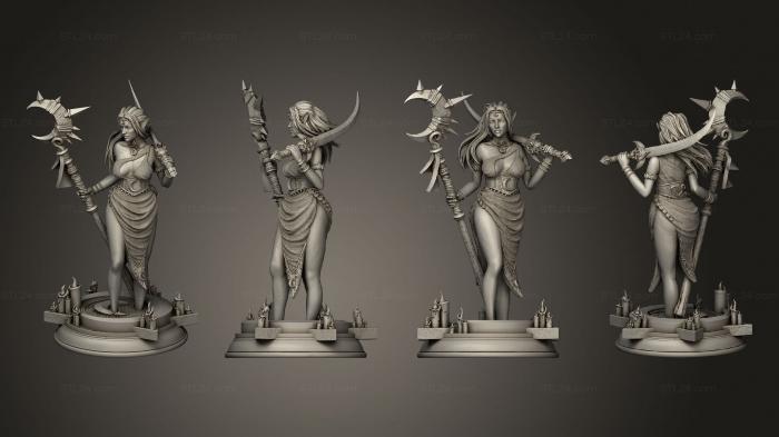Figurines heroes, monsters and demons (Kadna, STKM_6284) 3D models for cnc