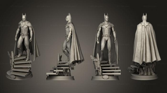 Figurines heroes, monsters and demons (Keaton Batman, STKM_6301) 3D models for cnc