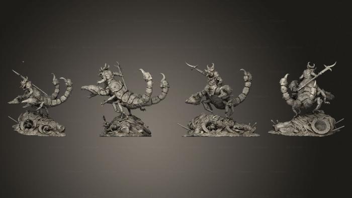 Статуэтки герои, монстры и демоны (Улей Келитрианского Повелителя, STKM_6303) 3D модель для ЧПУ станка