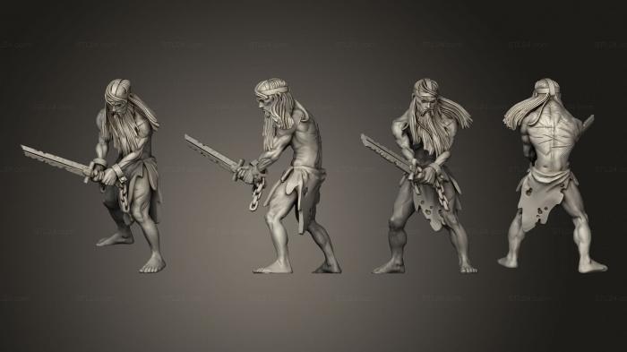 Figurines heroes, monsters and demons (Kenji Kellsay, STKM_6311) 3D models for cnc