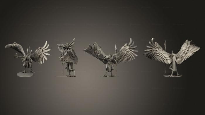 Figurines heroes, monsters and demons (Keres the Super Demon, STKM_6321) 3D models for cnc