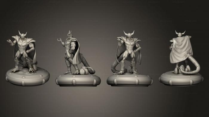 Figurines heroes, monsters and demons (king cold full, STKM_6325) 3D models for cnc