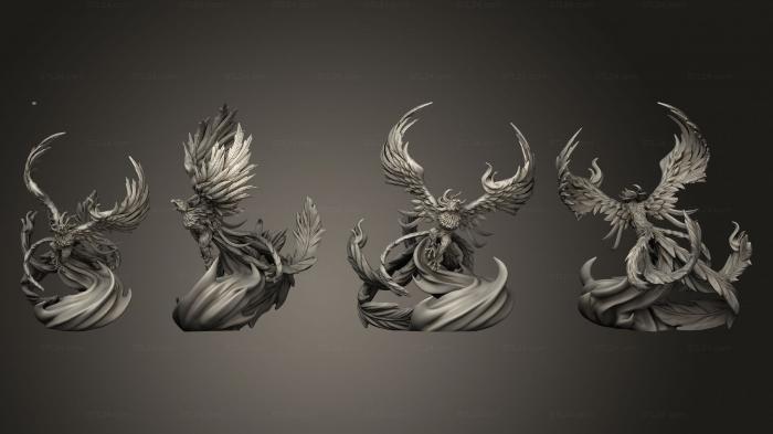 Статуэтки герои, монстры и демоны (Тело короля Каэ Феникса, STKM_6330) 3D модель для ЧПУ станка
