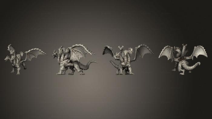 Figurines heroes, monsters and demons (Kingdom of Thamarya FHD Back Leg L 003, STKM_6337) 3D models for cnc