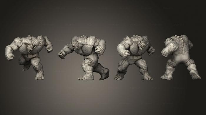Figurines heroes, monsters and demons (Kobarf Abomination, STKM_6354) 3D models for cnc