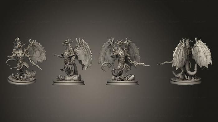 Figurines heroes, monsters and demons (Kobolds of Yao Long Temple Dragon Boss, STKM_6361) 3D models for cnc